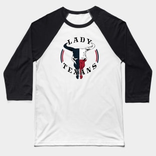 Lady Texans Baseball T-Shirt